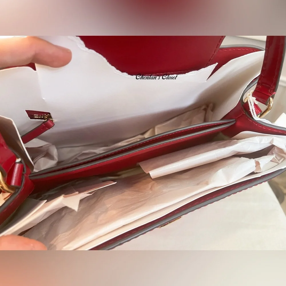 🔥NeW! $598 Tory Burch Britten Satchel - Picture 10 of 14